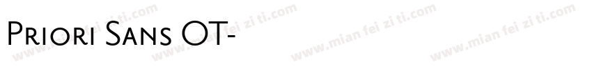 Priori Sans OT字体转换